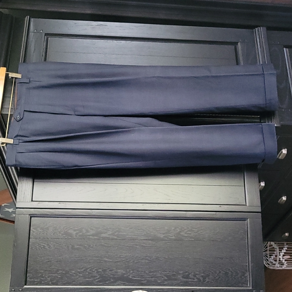 Karl Kani 38w navy blue dress pants